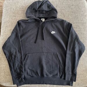 Nike black hoodie Size L
